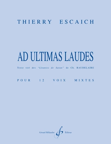 Ad ultimas laudes Visuel